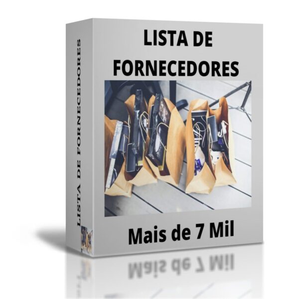 Lista Fornecedores Nacionais 7MIL plr