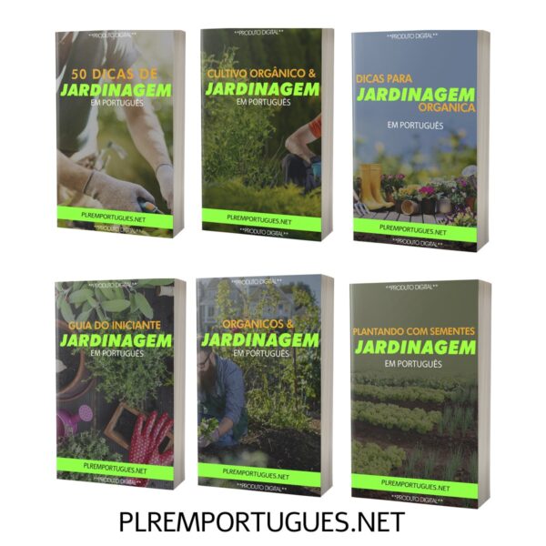 Ebooks PLR de Jardinagem PACOTE